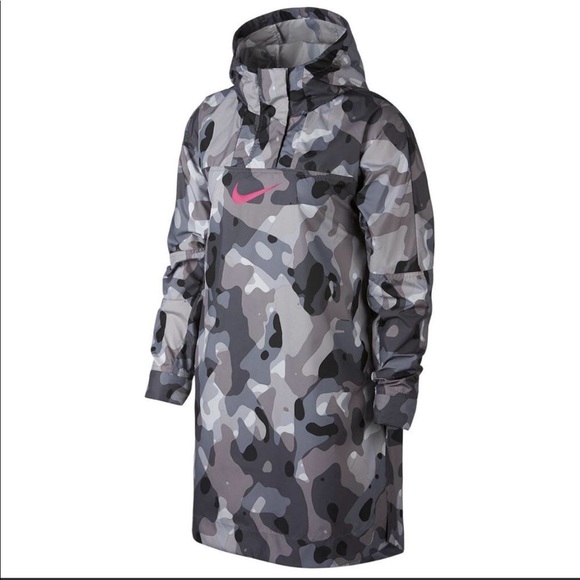 nike camo rain jacket